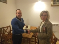 Др Драган Ђокановић и Зора Малбашић (Цирих) у Источном Сарајеву - Република Српска