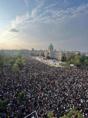 Београд, митинг &quot;Хоћемо Србију без насиља2