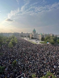 Београд, митинг &quot;Хоћемо Србију без насиља2